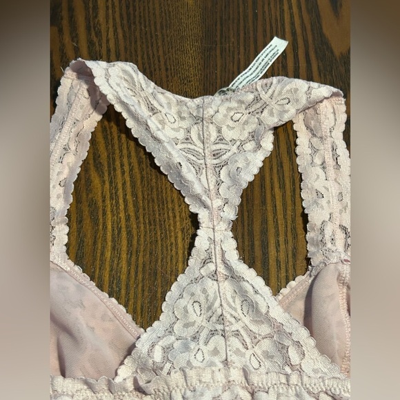 INTIMATELY Free People womens M galloon lace racerback bralette cottagecore boho - Picture 10 of 15